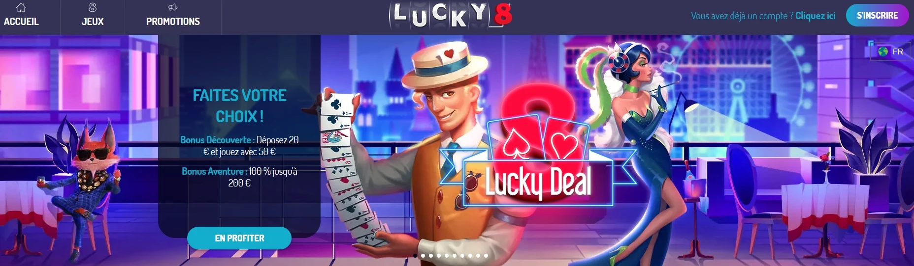 Lucky8 casino fr